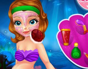 play Pregnant Sofia Mermaid Makeover