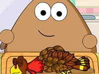 play Pou Thanksgiving Day Slacking