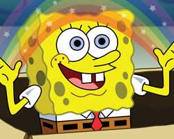 play Rainbow Spongebob Jigsaw