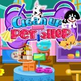 play Clean Up Pet Shop