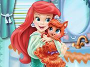 play Ariel And Treasure Bathroom Cleaning