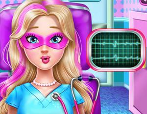 play Super Barbie Brain Doctor