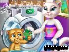 Angela And Ginger Laundry Day