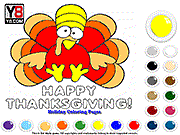 play Happy Thanksgiving Coloring
