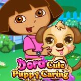 play Dora Cute Puppy Caring