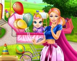 play Barbie Superhero Mommy