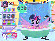 play Twilight Sparkle Awesome Bubble Bath