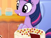 play Twilight Sparkle Cooking Red Velvet Cake