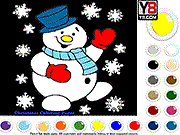 play Christmas Snowman Coloring