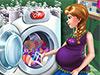 play Anna Pregnant Laundry Day