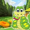 Green Snake For Little Kids - Jigsaw Puzzles And Sounds