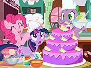 My Little Pony Cooking Cake