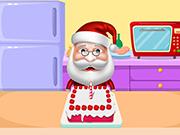 play Santa Cooking Red Velvet Cake