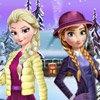 Play Elsa And Anna Winter Outfit