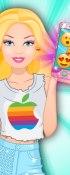 play Barbie Iphone Emoji Decoration