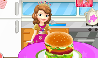 play Sofia The First Cooking Hamburgers