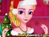 play Frozen Anna Christmas Prep