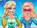 Winter Fashion Elsa And Super Barbie