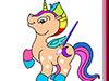 play Horse And Unicorn Coloring Book