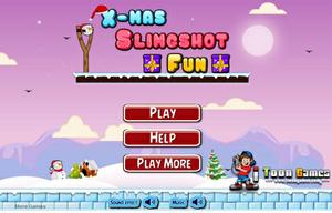 play X-Mas Slingshot Fun