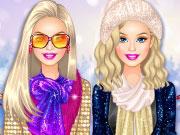 play Barbie Winter Glitter Trends