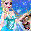 play Rudolph And Elsa In The Frozen Forest