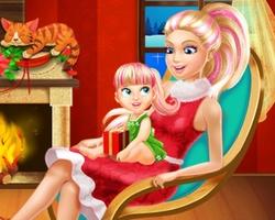 play Barbie Family Christmas Eve