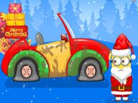 play Santa Minion Christmas Car Kissing