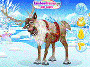 play Rudolph And Elsa In The Frozen Forest