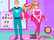 play Super Barbie First Date Spa