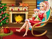 play Barbie Family Christmas Eve