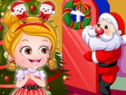 play Baby Hazel Christmas Dress Up