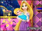 play Mommy Rapunzel Crib Decor