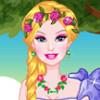 play Barbie Flowery Girl
