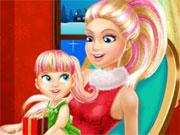 play Barbie Family Christmas Eve