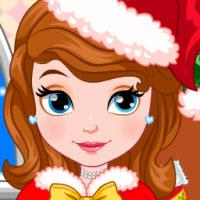 play Princess Sofia Christmas Dressup