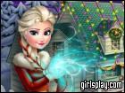 play Frozen X-Mas House Makeover