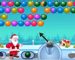 play Santa Bubble Shooting