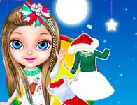 play Baby Barbie Christmas Magic