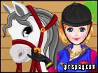 Girl And Horse Dressup