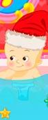 play Elsa Bathing Baby Santa