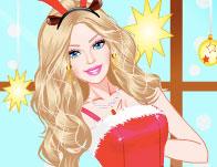 Barbie Christmas Dress Up game