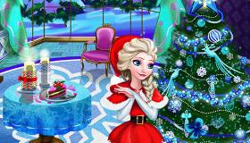 play Elsa Christmas Home