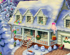 play Frozen X-Mas House Makeover