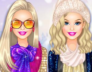 play Barbie Winter Glitter Trends