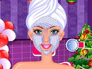 play Charming Barbie Christmas Makeover