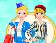 play Barbie Flight Attendant In Paris