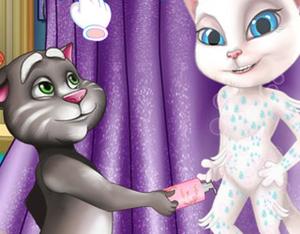 play Angela Cat Body Paint