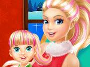 play Barbie Family Christmas Eve