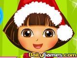 play Dora Cooking Christmas Cake